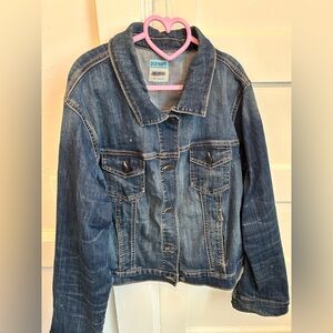 Old Navy Blue Denim Jacket XXL lightweight PTP 24